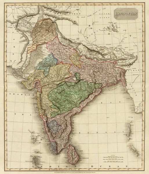 Történelmi térképek - Hindusztán